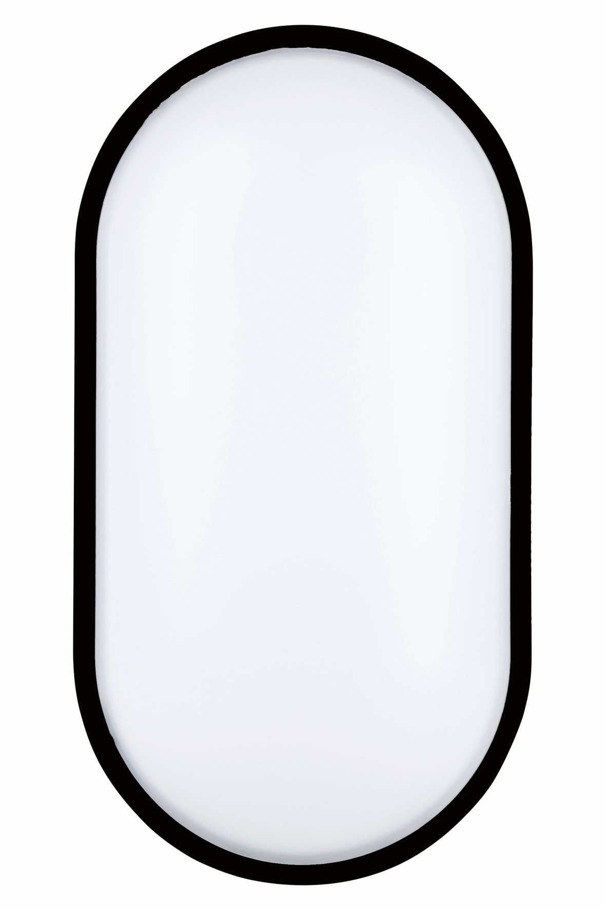 Svítidlo LED přisazené oválné GREENLUX DARA B 20W, neutrální bílá, černá