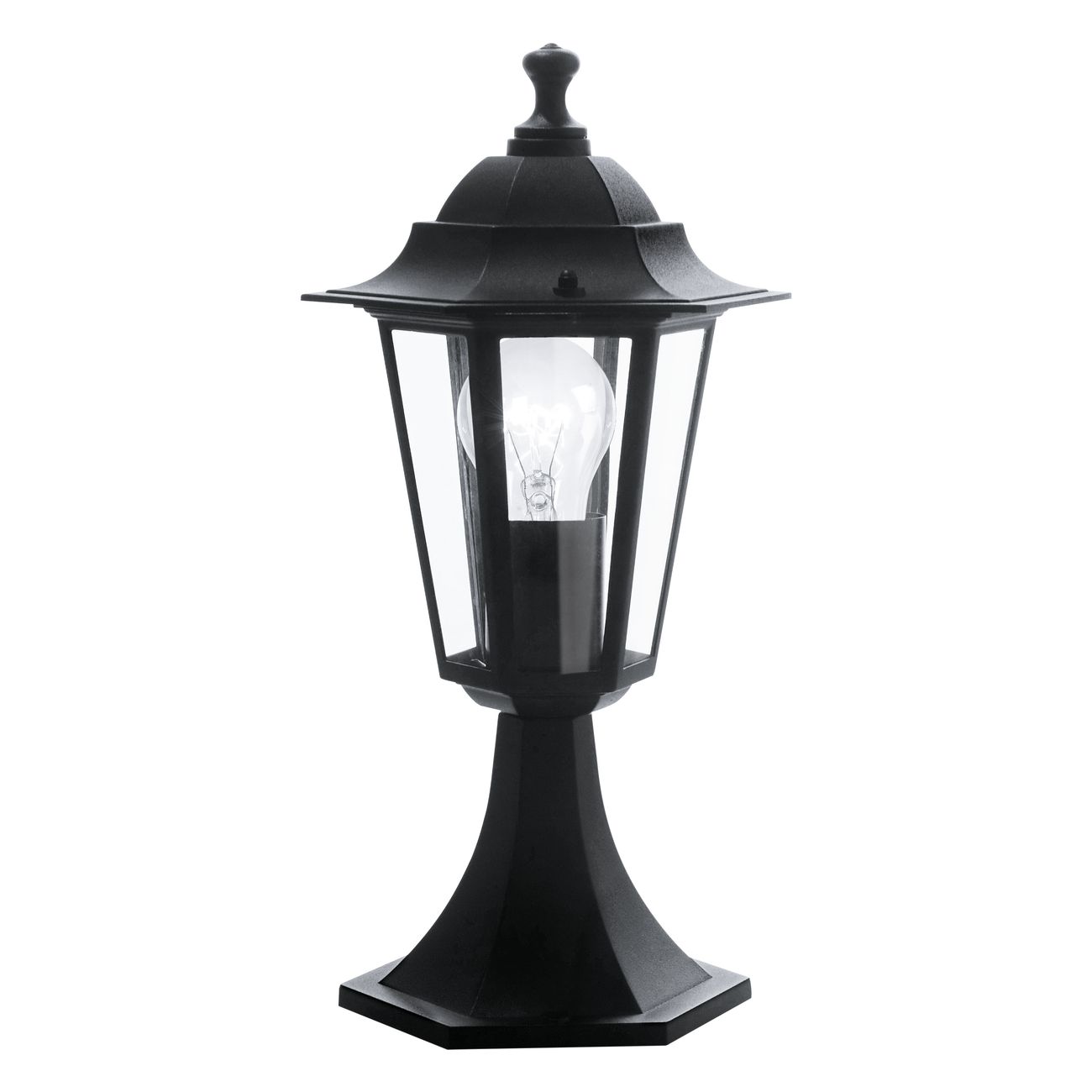 Svítidlo venkovní sloupkové LATERNA 4 černá 205×165 mm 1X60W EGLO