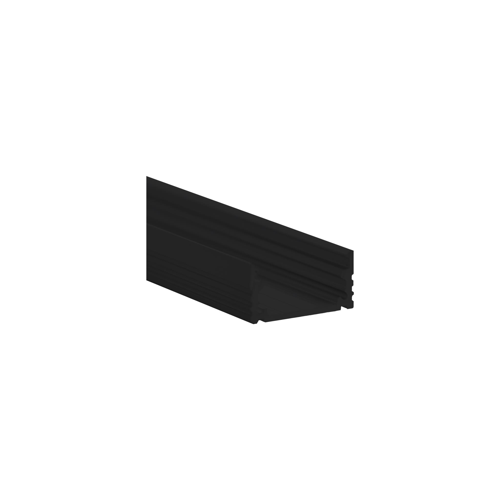 Hliníkový profil pro LED pásek LED-POL Profil Uni Out Black 2M