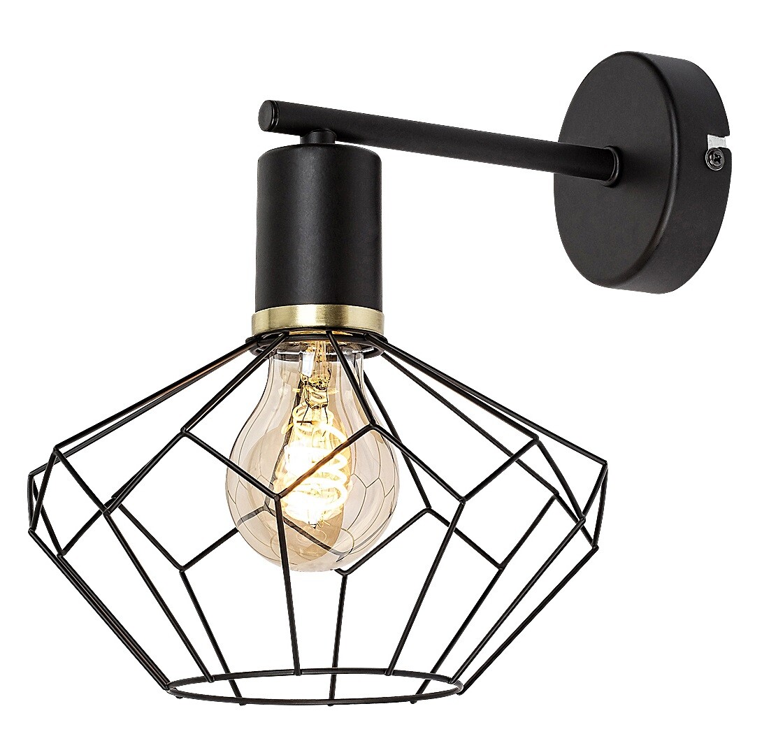 Nástěnné svítidlo Fran matná černáE27 1×40W RABALUX 71064
