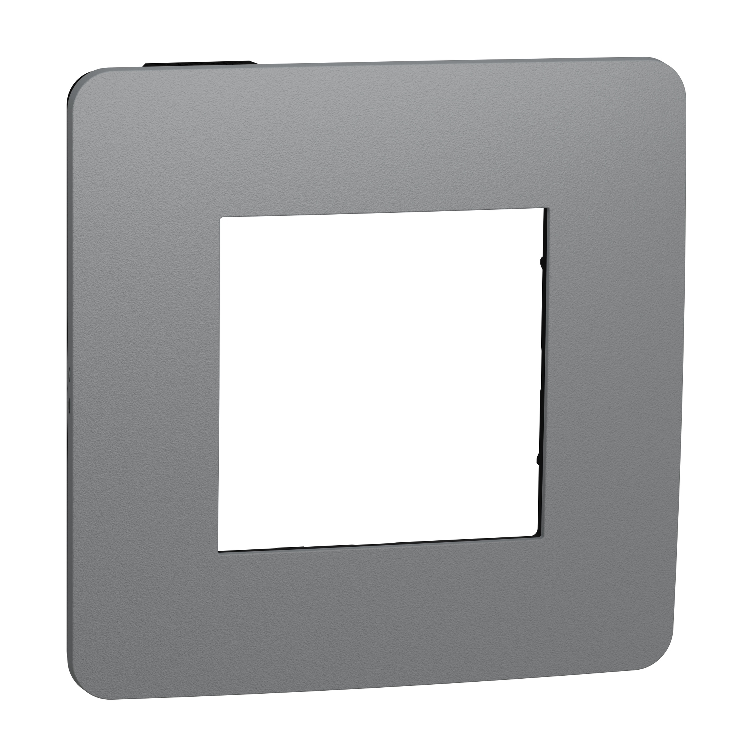SCHN NU280222 Unica Studio Color - Krycí rámeček jednonásobný, Dark Grey/Černý