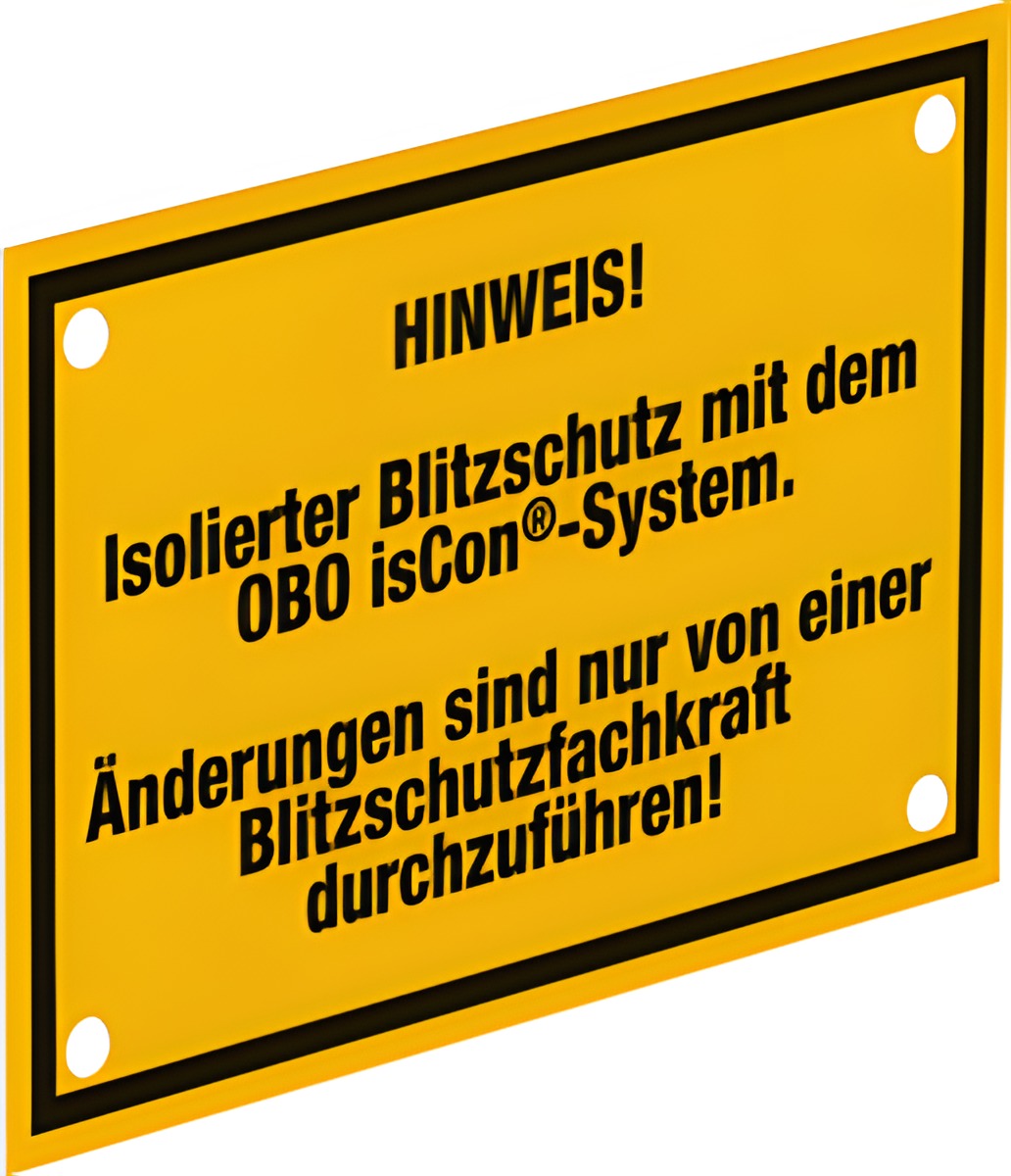 isCon HWS Výstražný štítek