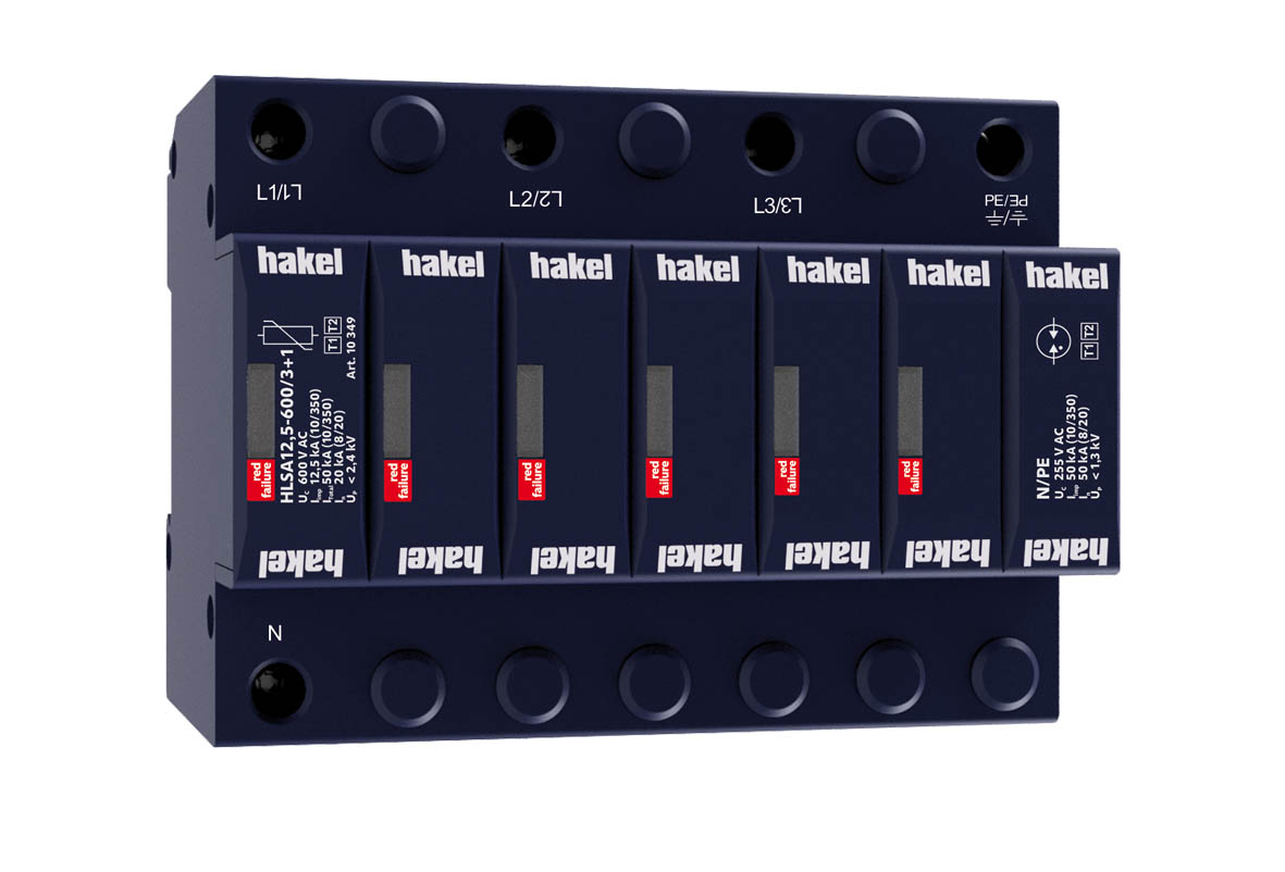 HAKEL 10349 HLSA12,5-600/3+1 SPD typ 1+2