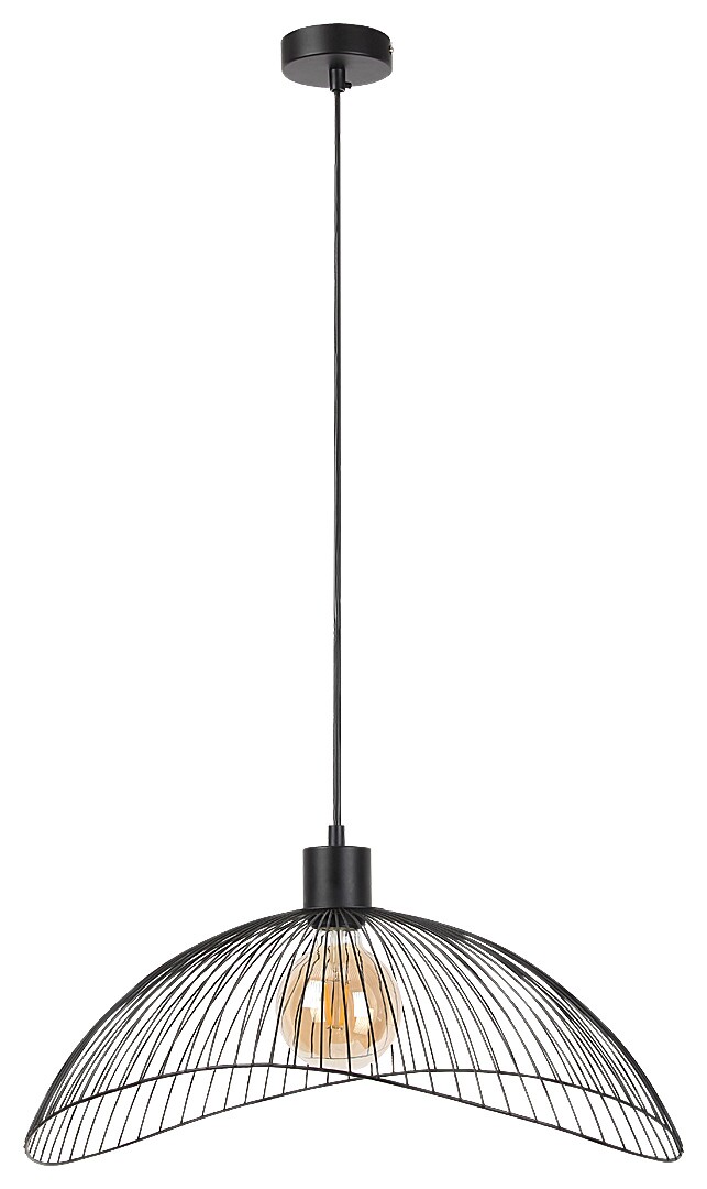 Závěsné svítidlo Iduna matná černá E27 1×60W RABALUX 4347