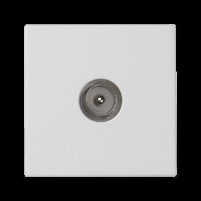 Modul SIMON K120A/9, K45, TV (samec), šroubové svorky, 45 x 45 mm, bílá