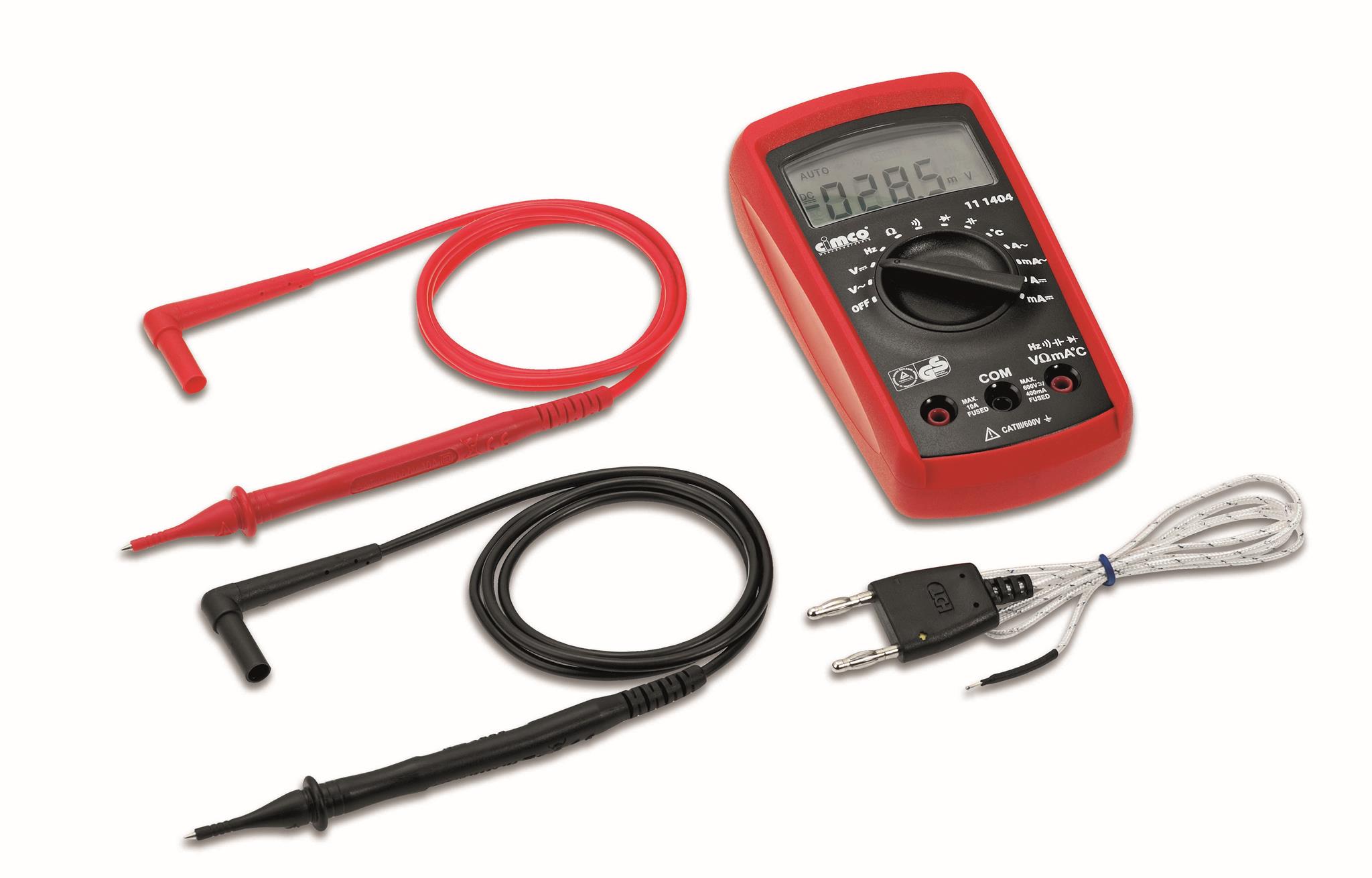 CIMCO 111404 Digitální multimetr 400 mV - 600 V
