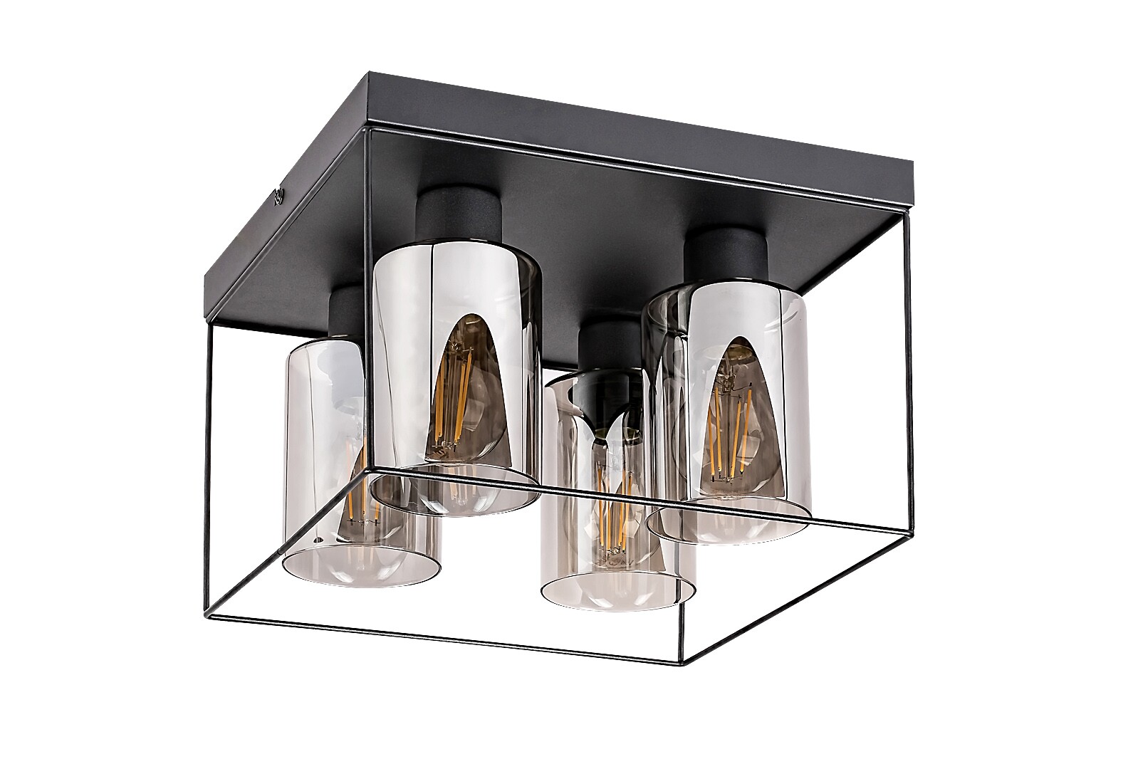 Stropní svítidlo Chadwick černá E27 4×25W RABALUX 71034