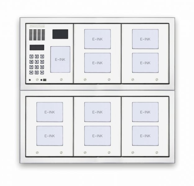 Tablo zvonkové CZECHPHONE 4004005817, E-INK DUO Standard, 124 jmenovek