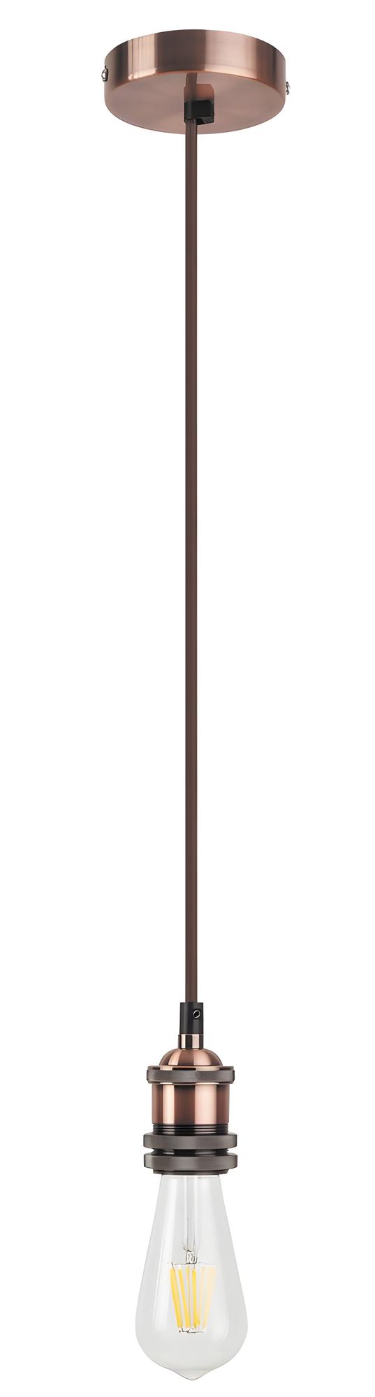 Závěsné svítidlo Fixy bronzová E27 1×60W RABALUX 1417