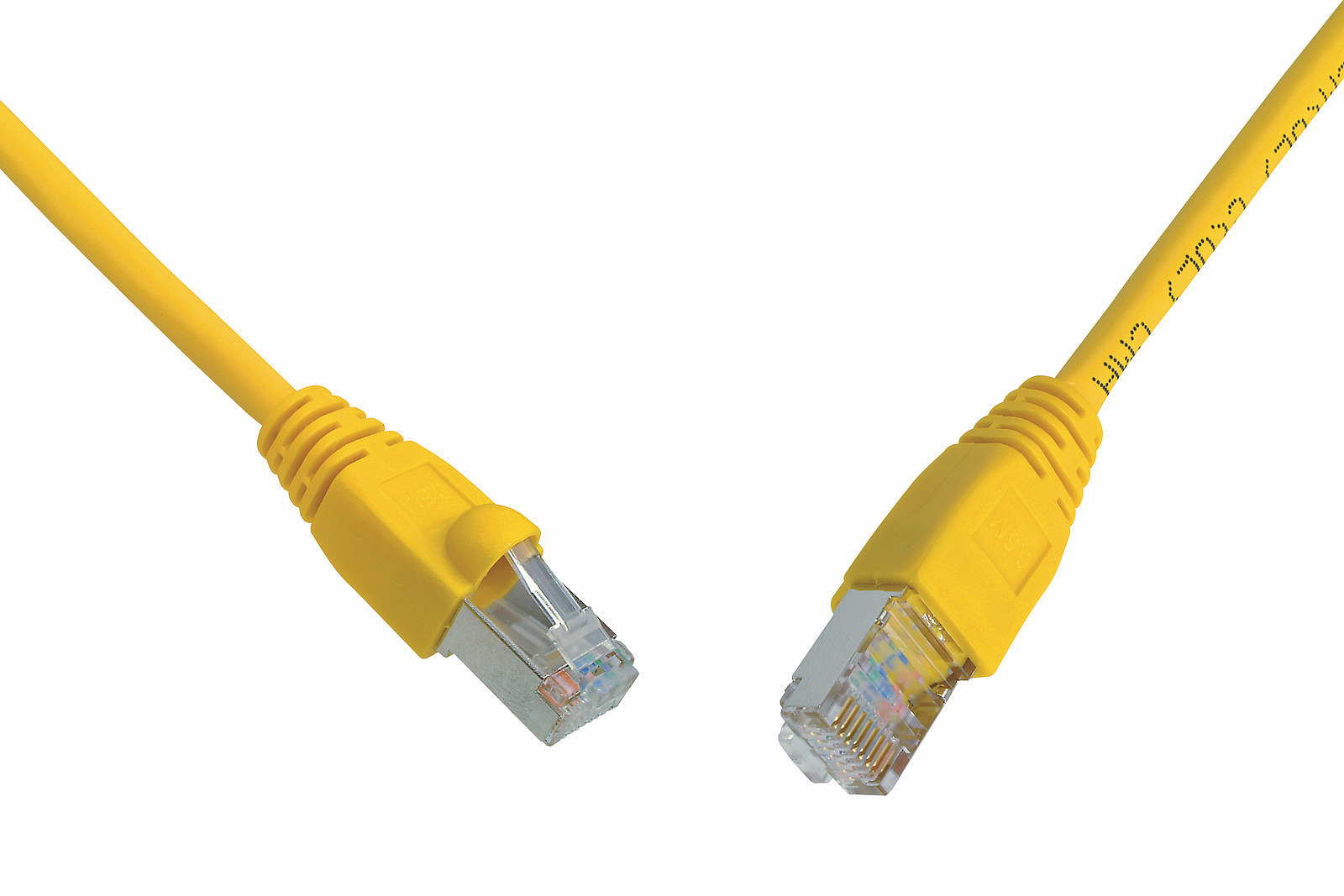 Patch kabel SOLARIX C5E-315YE-5 mB, CAT5E, SFTP, PVC, snag-proof, 5 m, žlutá