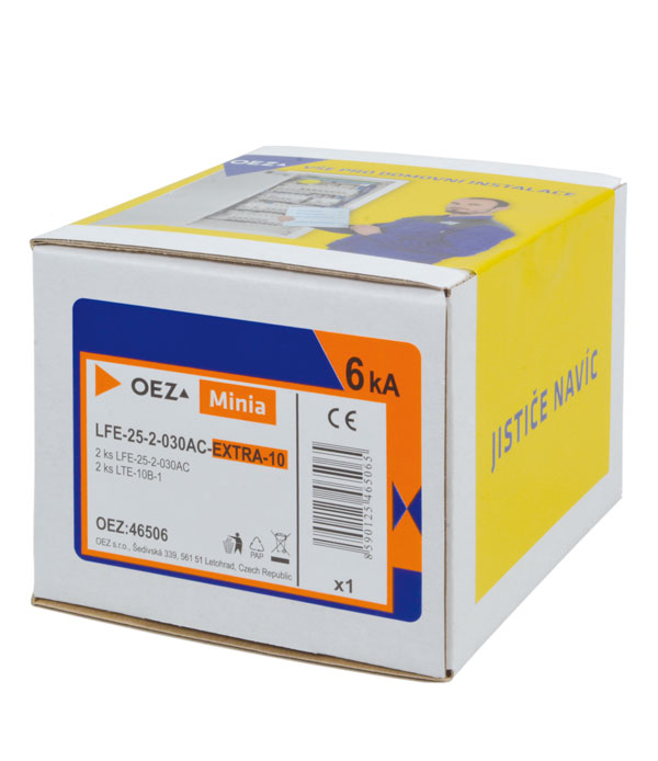 Chránič dvoupolový OEZ:46506 LFE-25-2-030AC-EXTRA-10 Proudový chránič