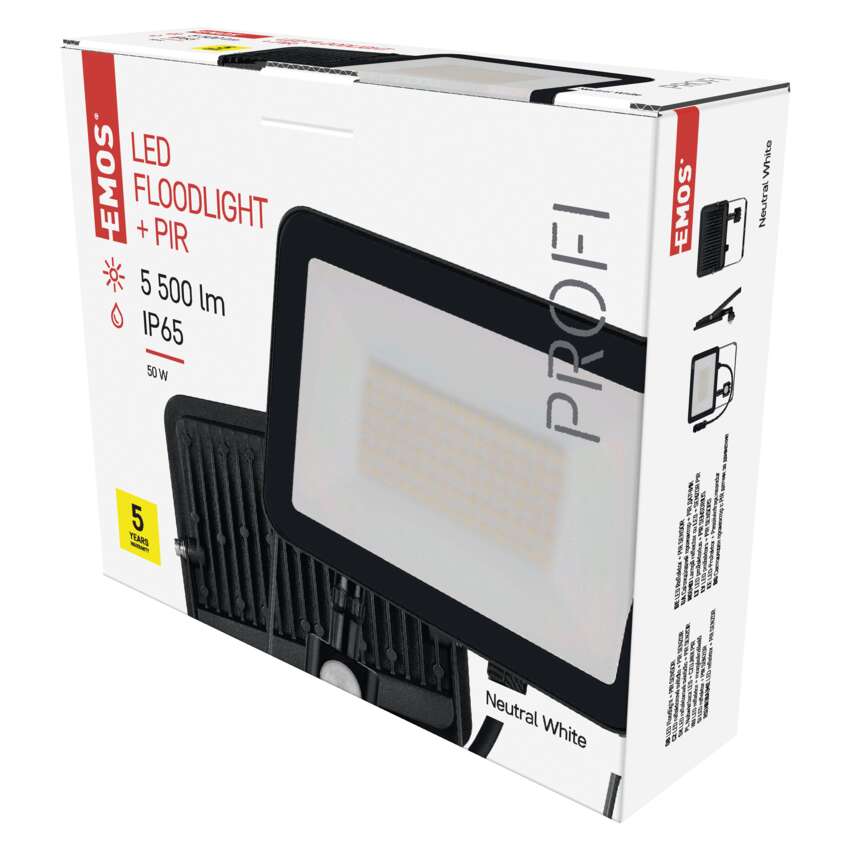 EMOS ZS2742 LED REFLEKTOR PROFI 50W 5500LM PIR