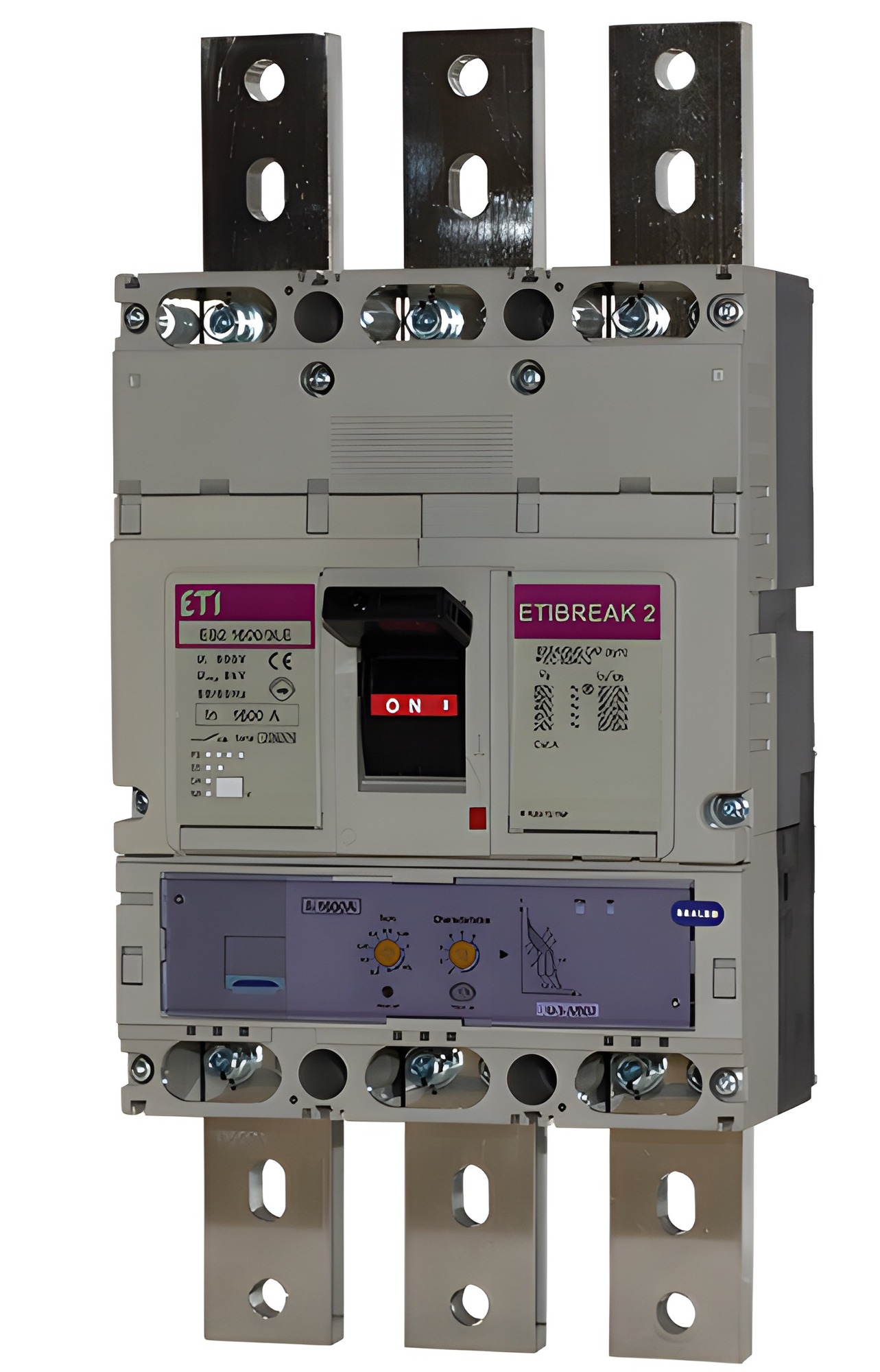 ETI 004672201 kompaktní jistič, EB2 800/3HE 800A 3p