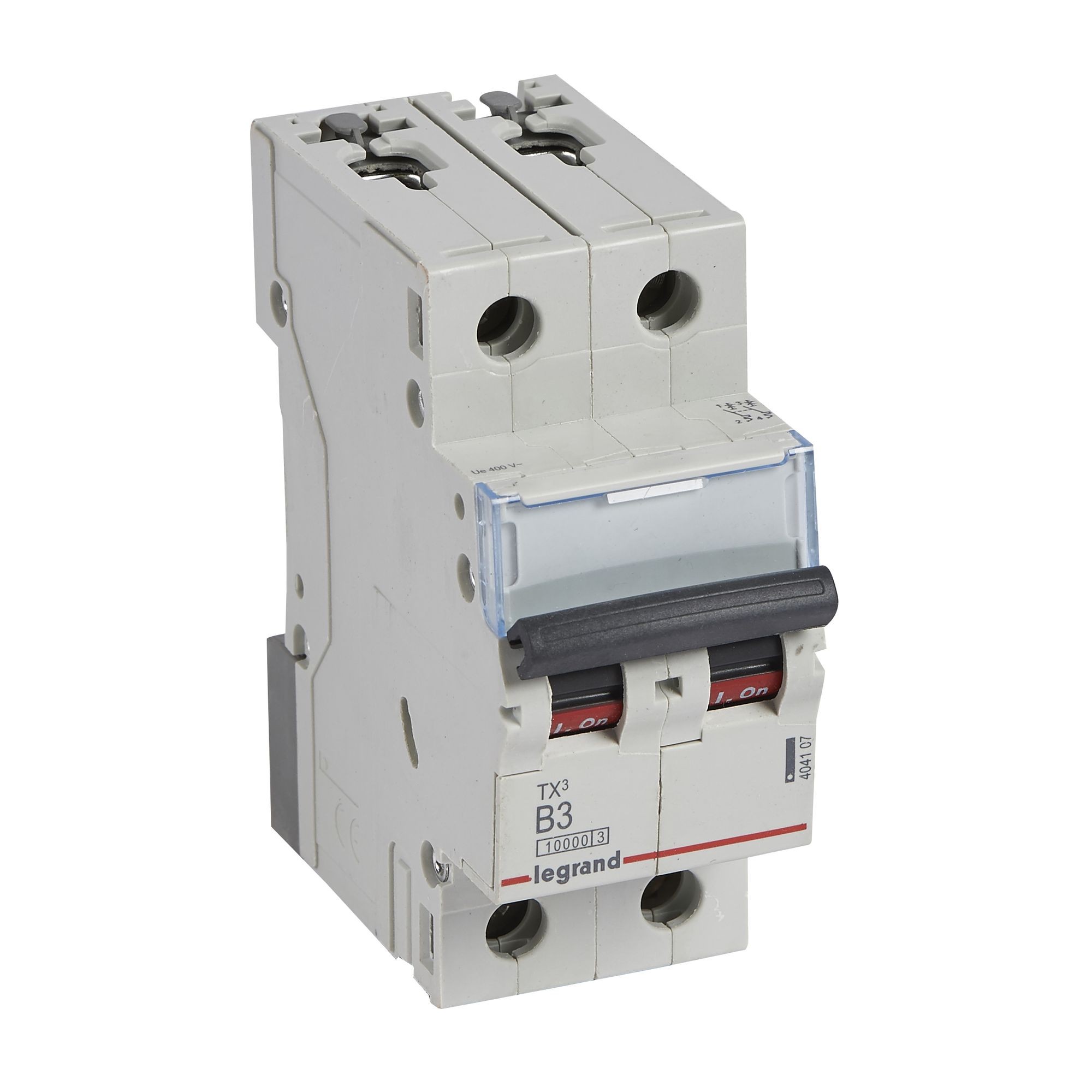 Jistič dvoupolový LEGRAND 404107 TX3 2P B3 10000A