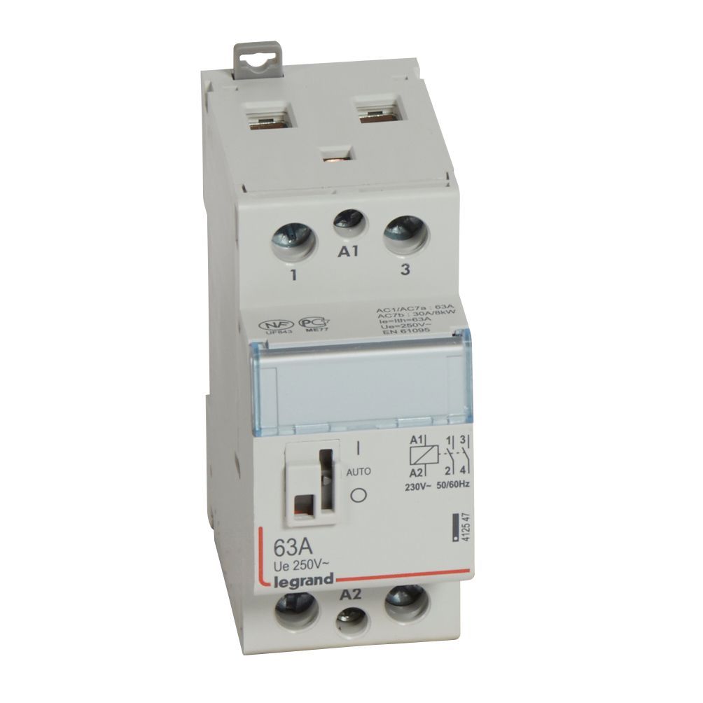 LEG 412547 STYKAČ 63A 2NO CÍVKA 230V