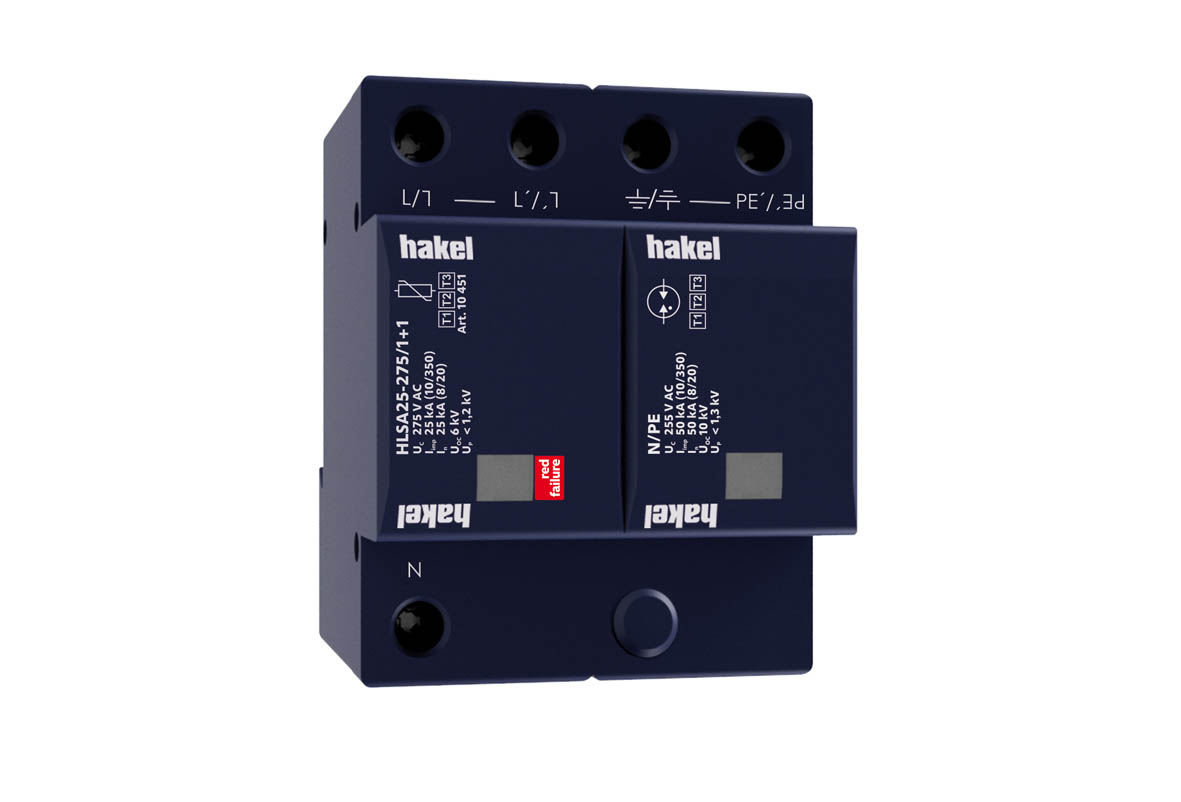 HAKEL 10451 HLSA25-275/1+1 SPD typ 1+2+3