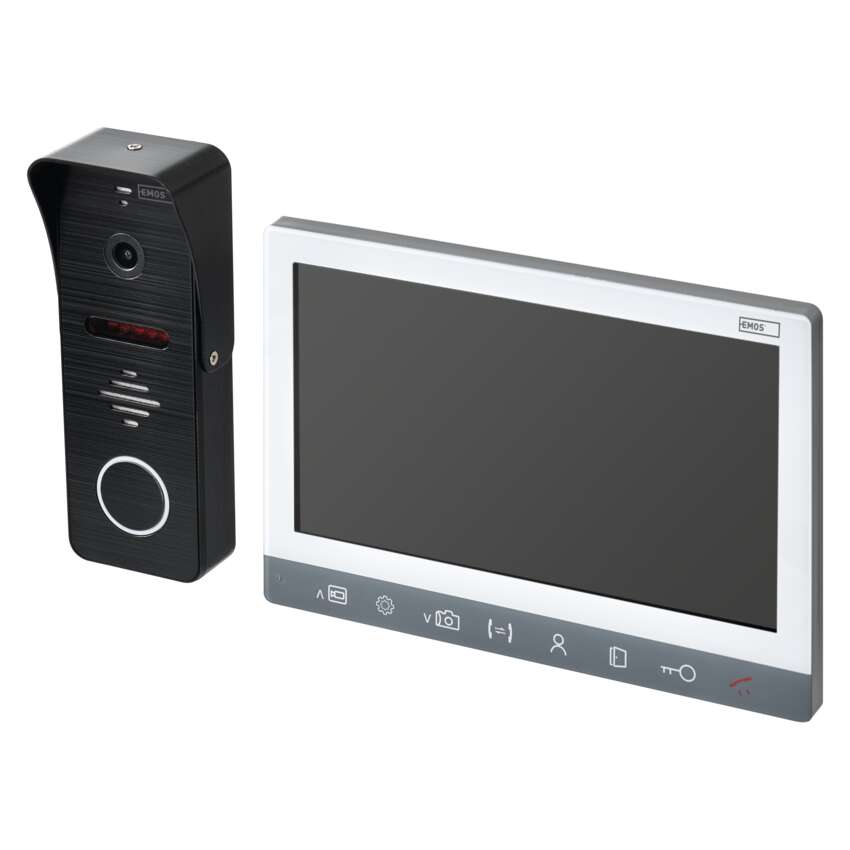 Videotelefon EMOS H3010, 7", 2 MPx, 1080p, IR, drátový