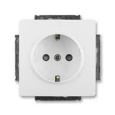 ABB 5518G-A03459 B1 Jiné systémy zásuvek Zásuvka jednonásobná s ochr. kontakty (podle DIN), s clonka