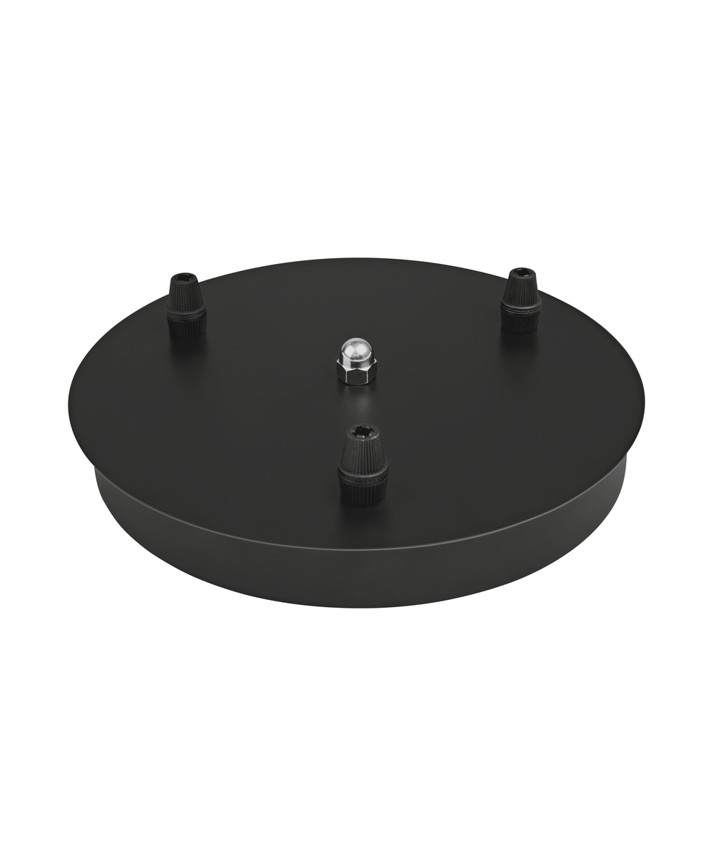 Základna kulatá černá OSRAM 1906 PENDULUM 3X CANOPY ROUND BK
