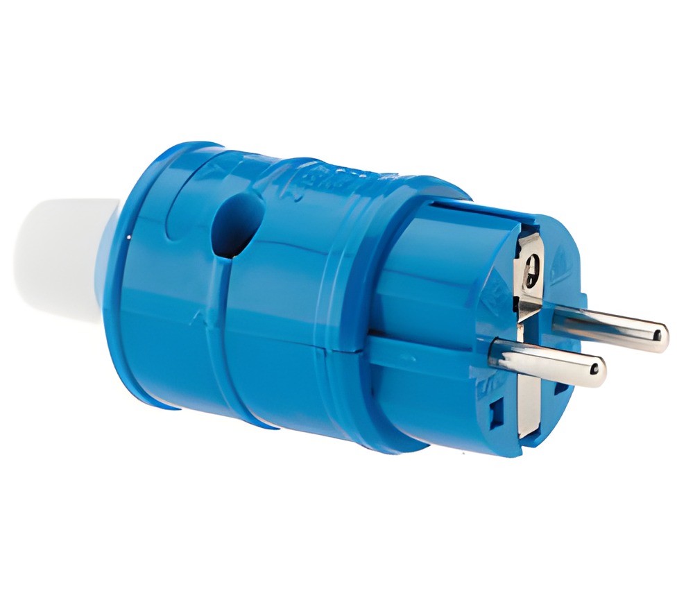 NG BALS7302 Vidlice CZ + SCHUKO modrá 16A 3p 230V IP44