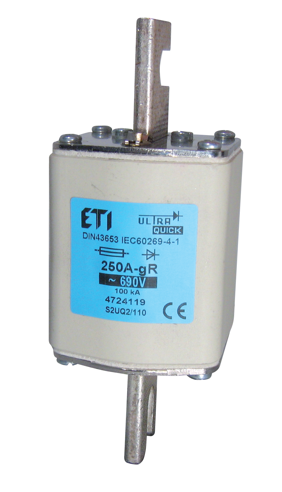ETI 004725123 pojistka, S3UQ2/110/400A/690V