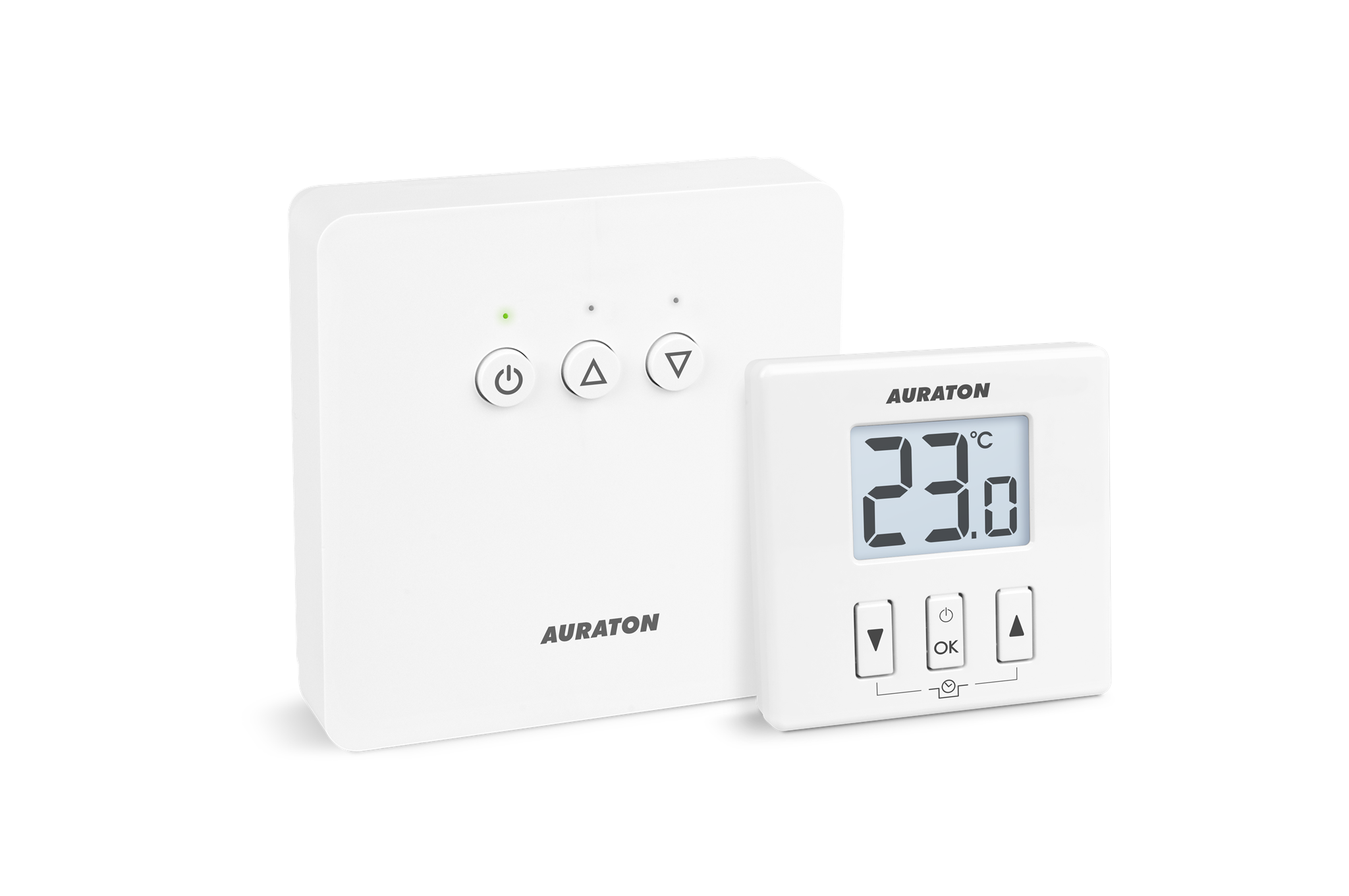 AURATON AUR00AQL0SE00 Auraton Aquila SET (200 RT) bezdrátový termostat s nočním poklesem, podsvícený