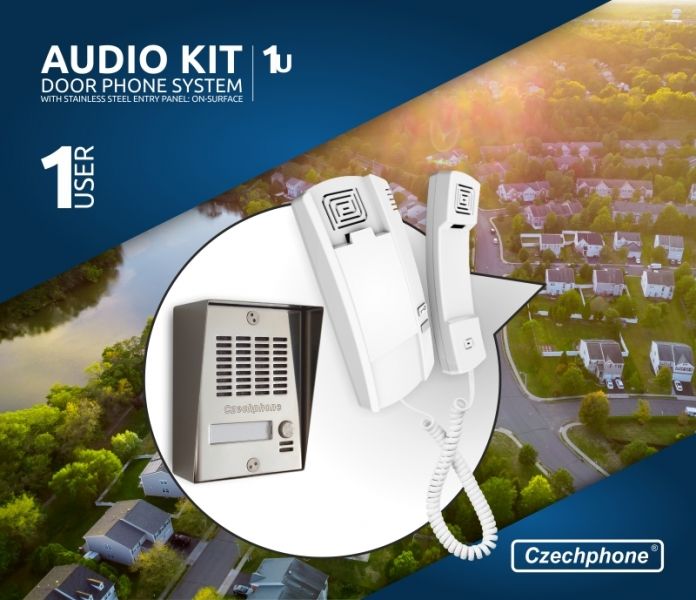 Přístupový systém CZECHPHONE 4004006008, DDT, 1 účastník, 12V
