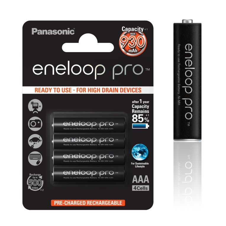 Panasonic HR03/4BE 930mAh PRO
