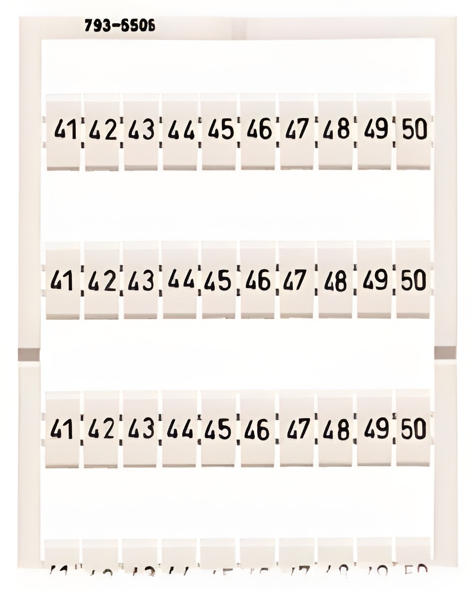 WAGO 793-5506 Popisovací karta WMB