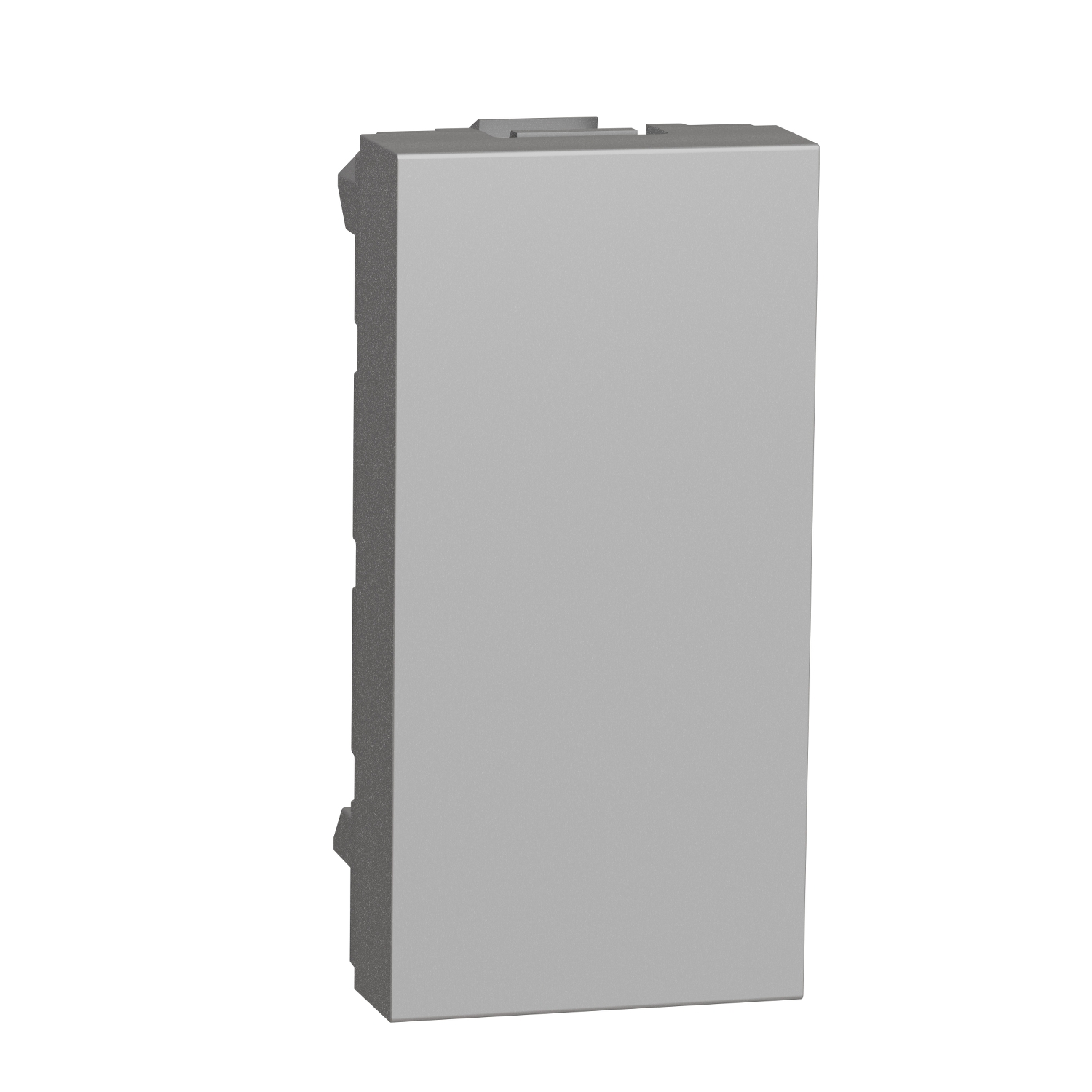 SCHN NU986530 Unica - Záslepka 1 modul, Aluminium