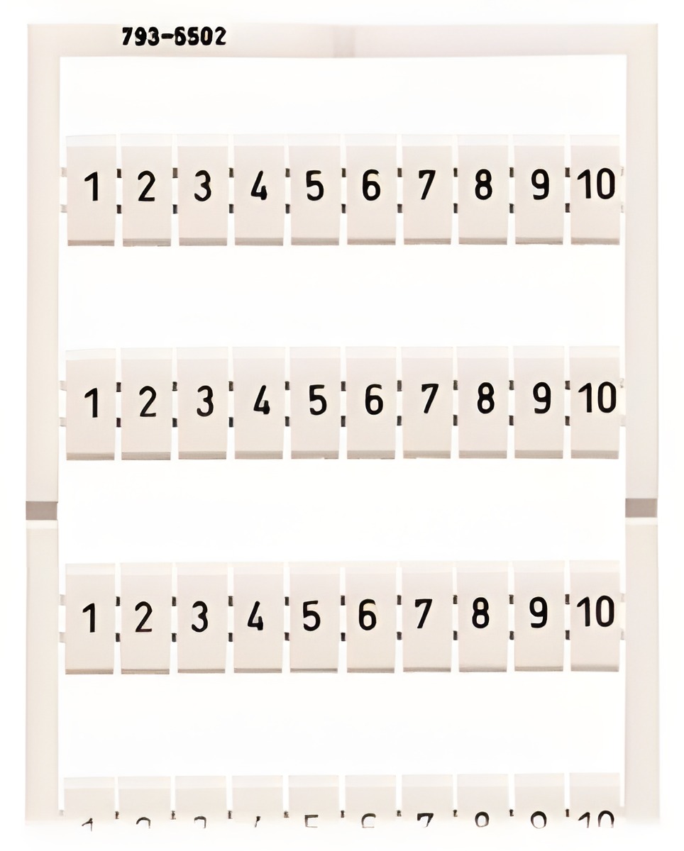 WAGO 793-5502 Popisovací karta WMB