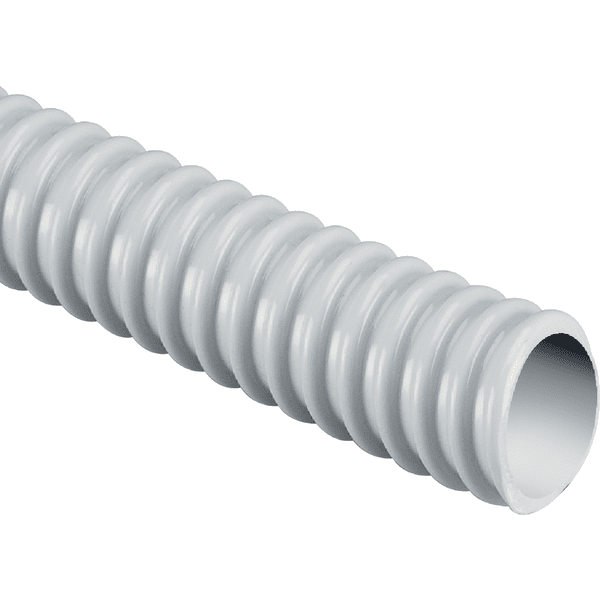 SCHM CAN-GFE50 Ohebná spirálová PVC trubka, 320 N, vnitřní průměr 50 mm, šedá, role 30m