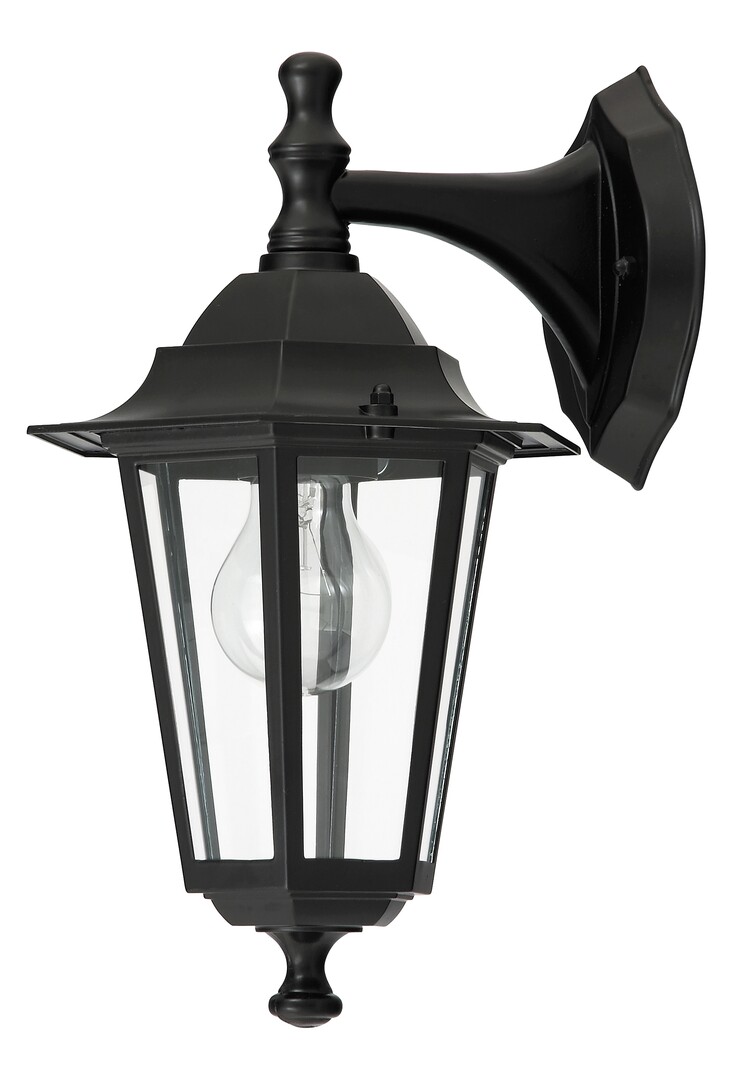 Venkovní nástěnné svítidlo Velence černá E27 1×60W RABALUX 8202