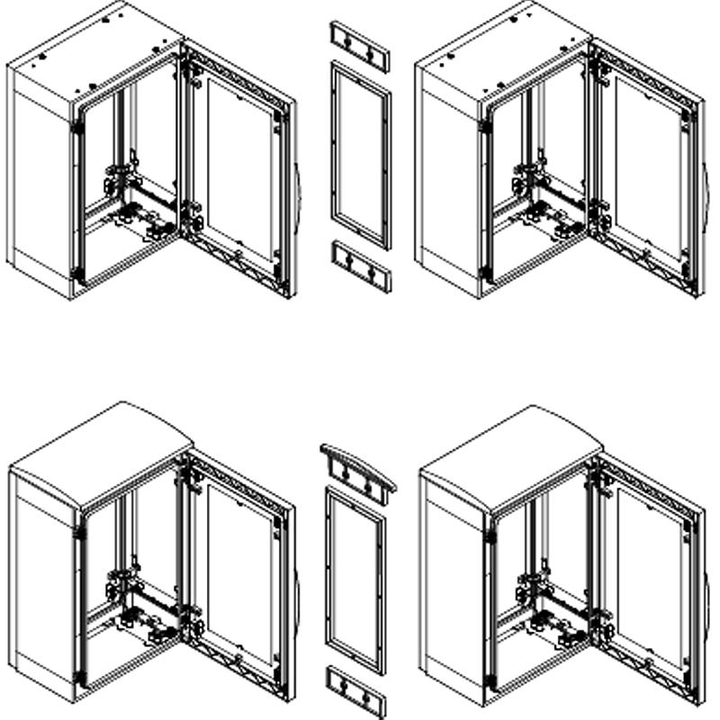 SCHN NSYSUPLA3G 7035 Vyrovnávací sada pro PLA hl.320mm