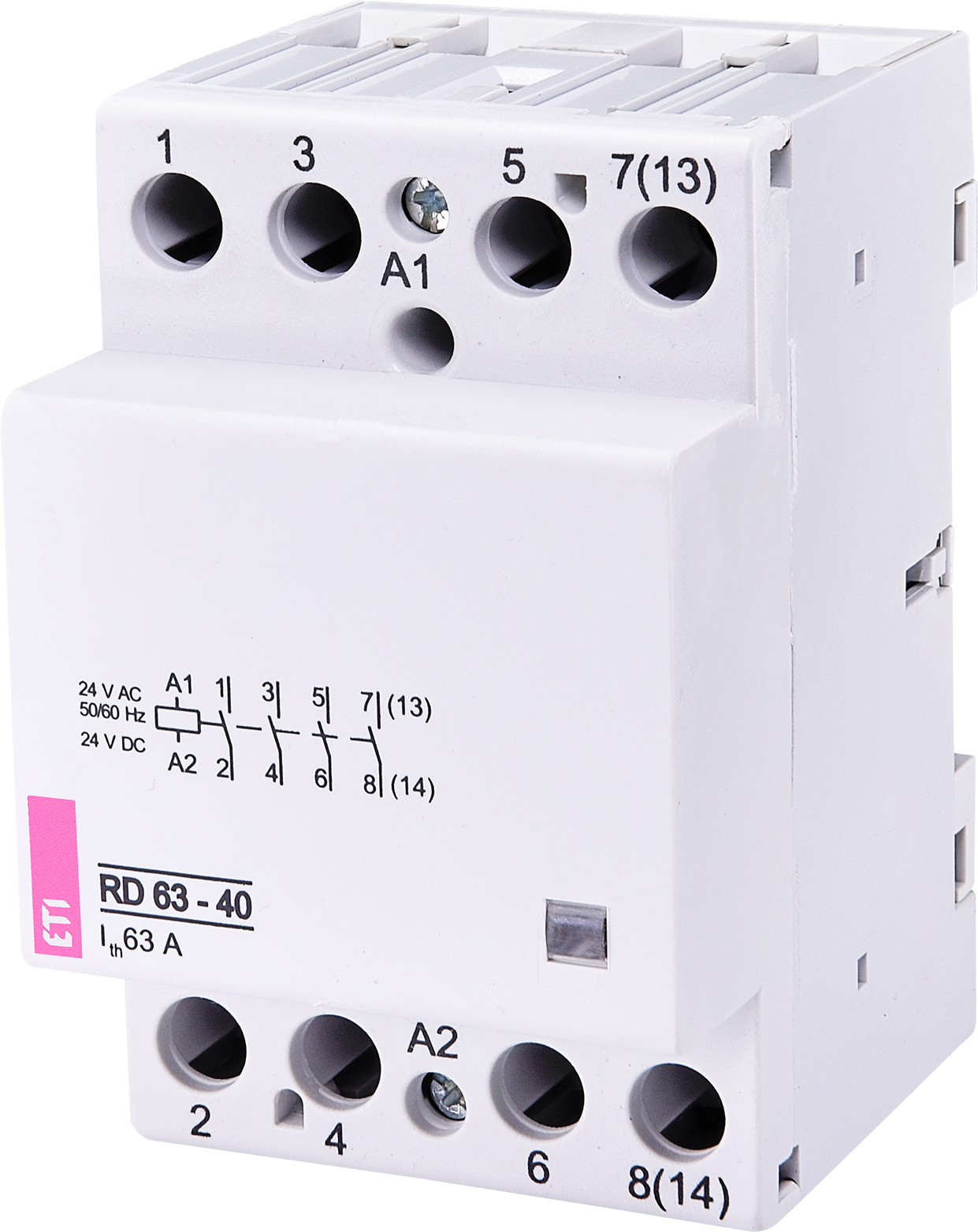 ETI 002464027 modulární stykač, RD 63-40-24V AC/DC