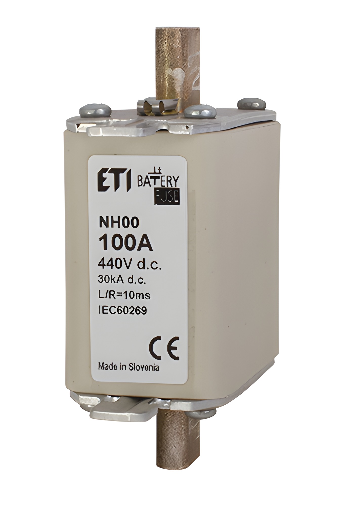 ETI 004110212 pojistka, NH00 100A/440V DC