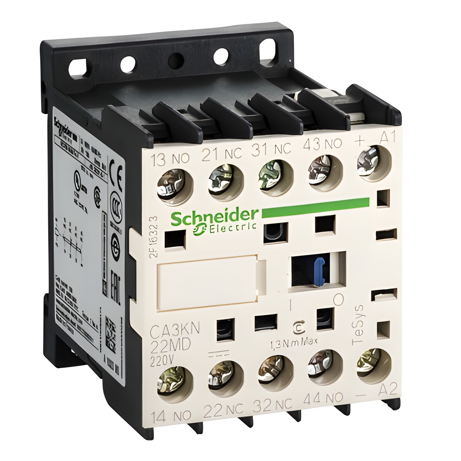 SCHN CA3KN22MD Pom. miniStykač 2"Z"+2"V" 220V DC