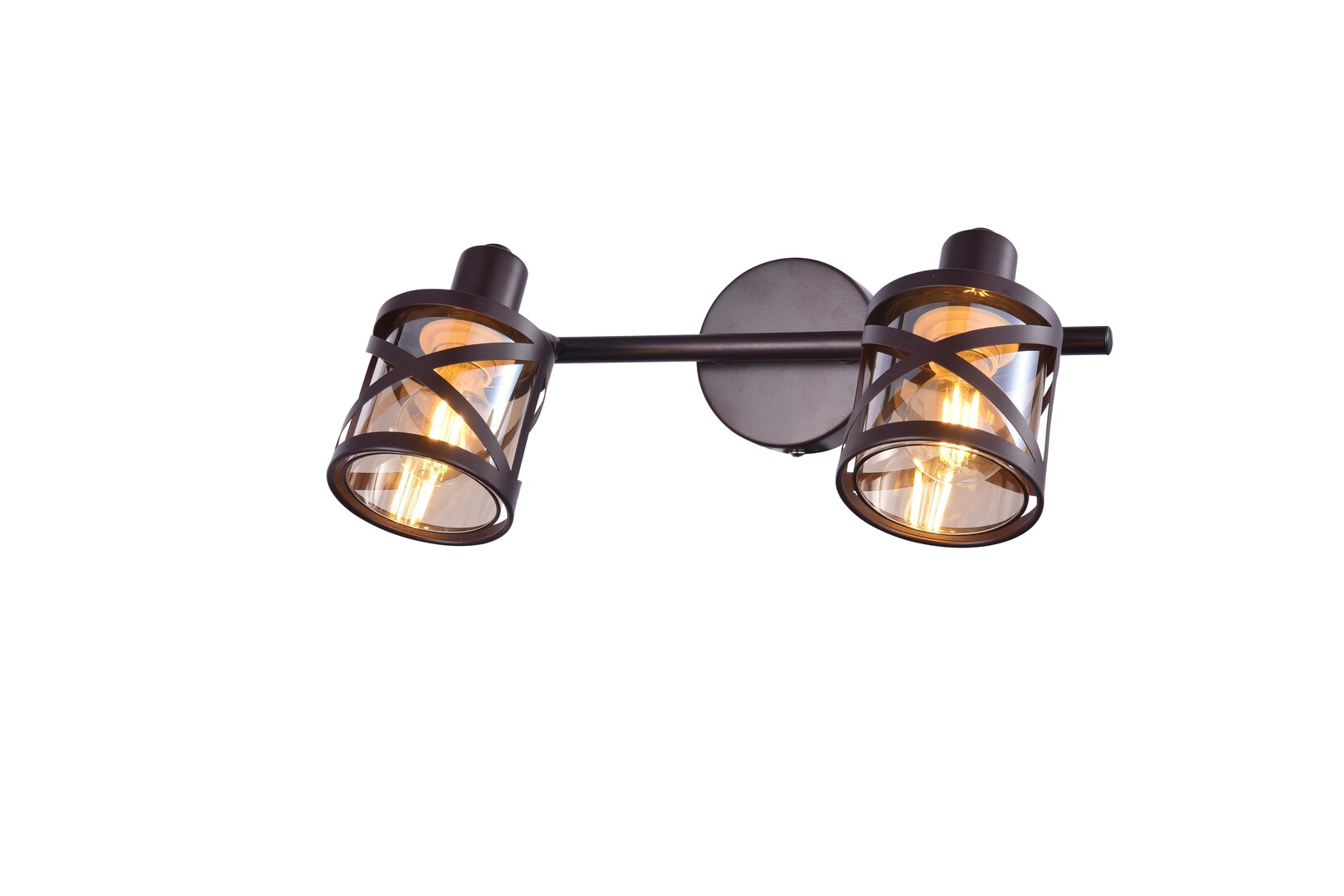 Bodové svítidlo Oberon hnědá E14 2×40W RABALUX 5336