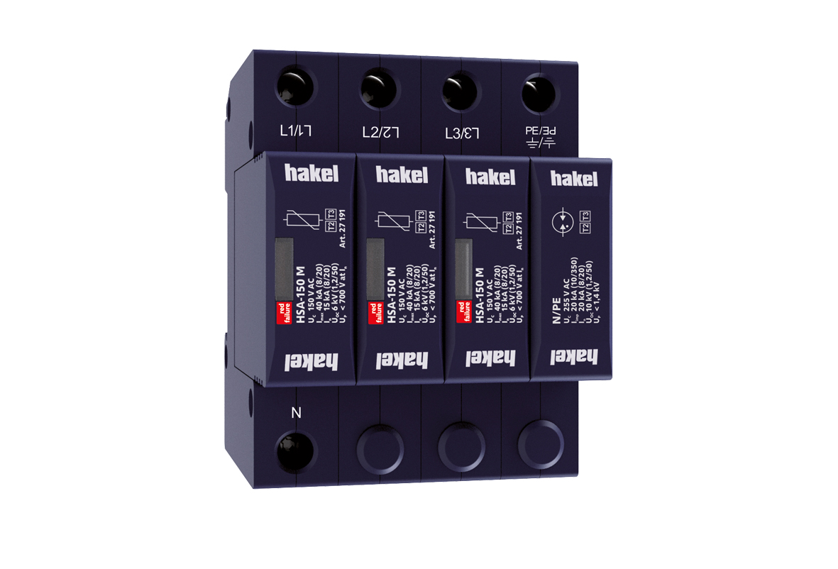 HAKEL 27513 HSA-150/3+1 M SPD typ 2+3