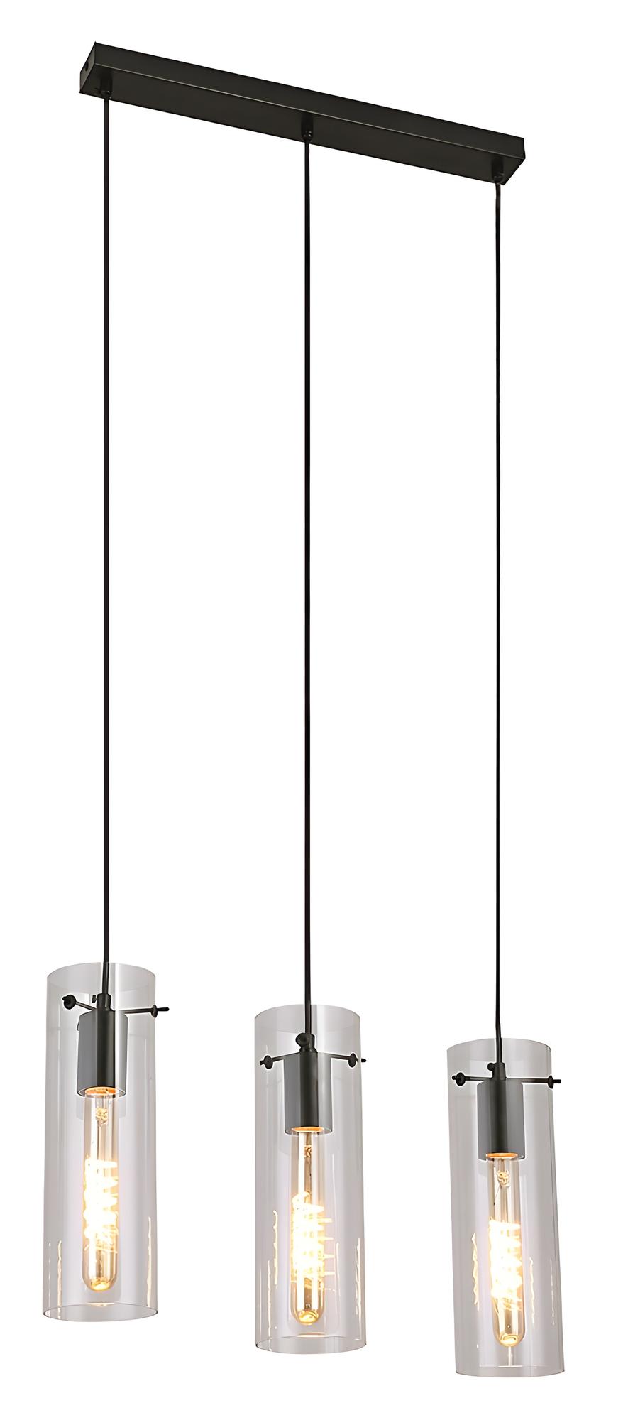 Závěsné svítidlo Acantha černá E27 3×60W RABALUX 5259