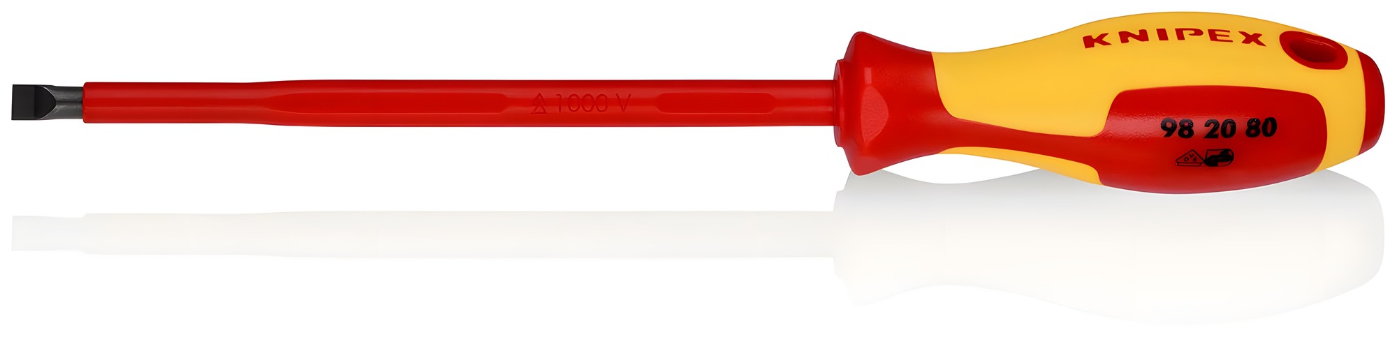 KNIPEX 98 20 80 Šroubovák plochý