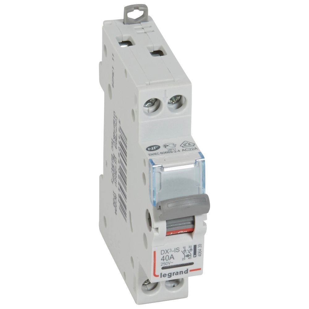 LEG 406439 DX3 VYPÍNAČ 2P 40A 250V KONTR.