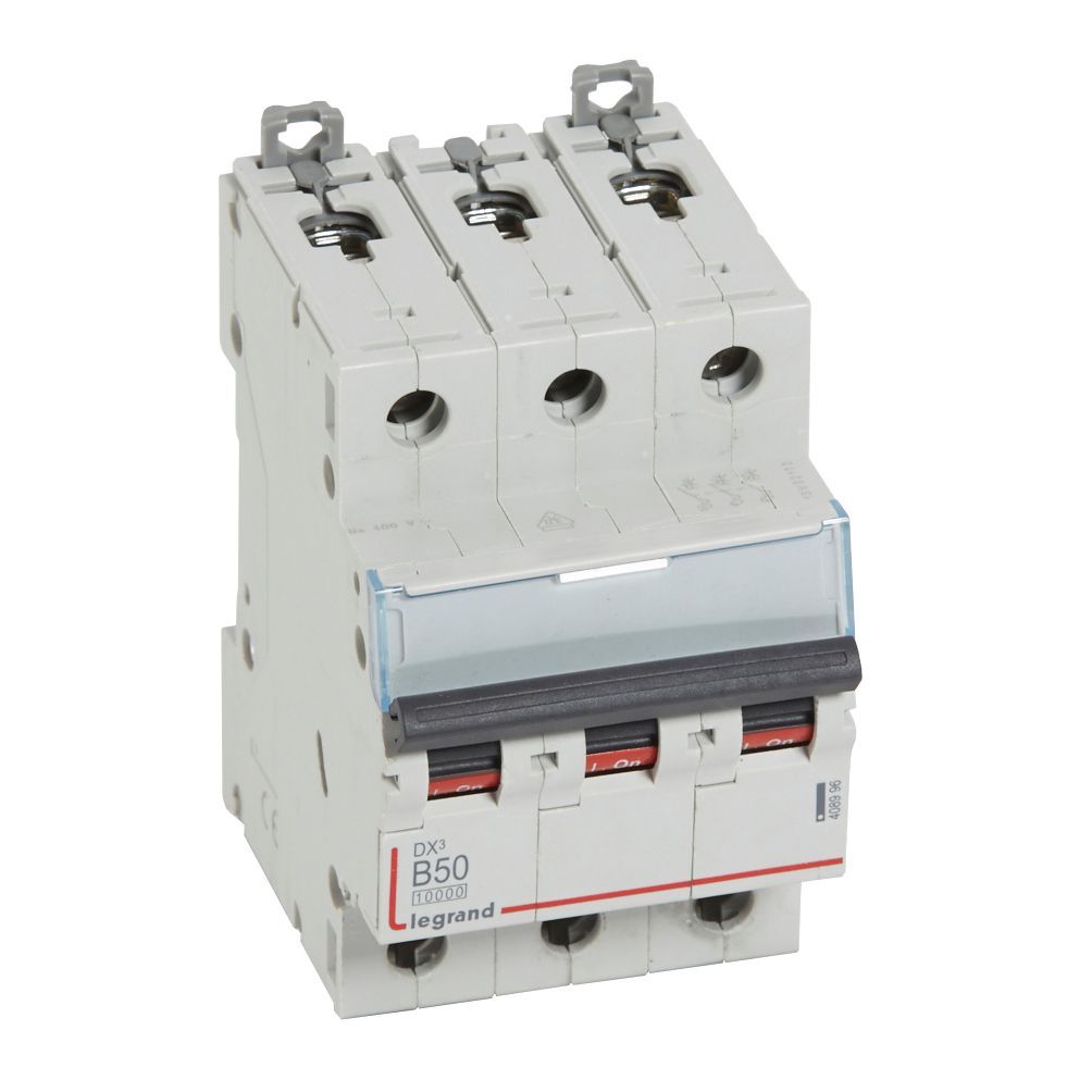 Jistič třípolový LEGRAND 408996 DX3 3P B50 10000A/16KA