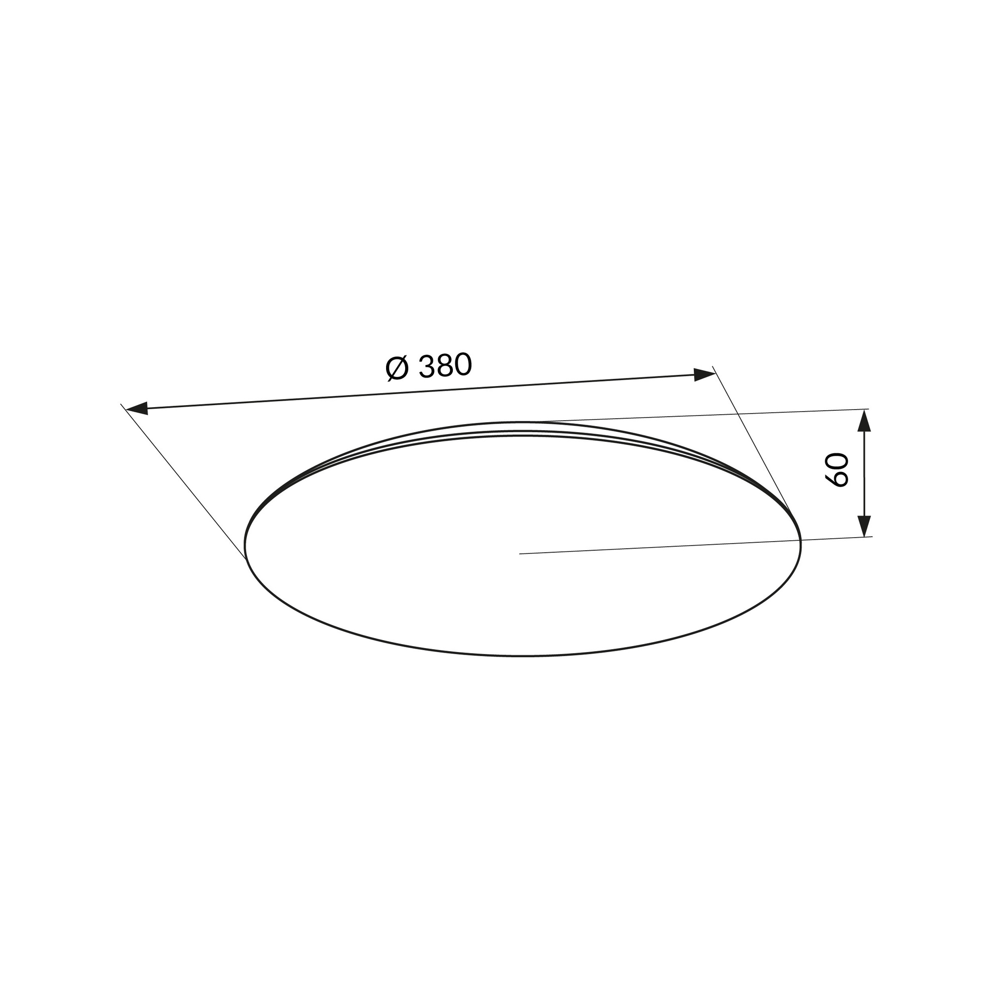 Nástěnné a stropní LED svítidlo LED-POL Turi LED 24W CCT
