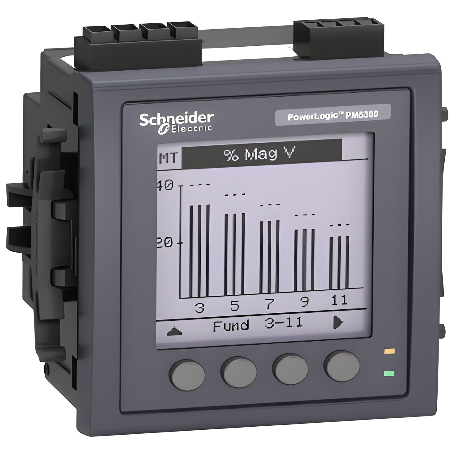 SCHN METSEPM5341 Analyzátor PM5341, ethernet, 2DI/2DO, 2 relé, MID
