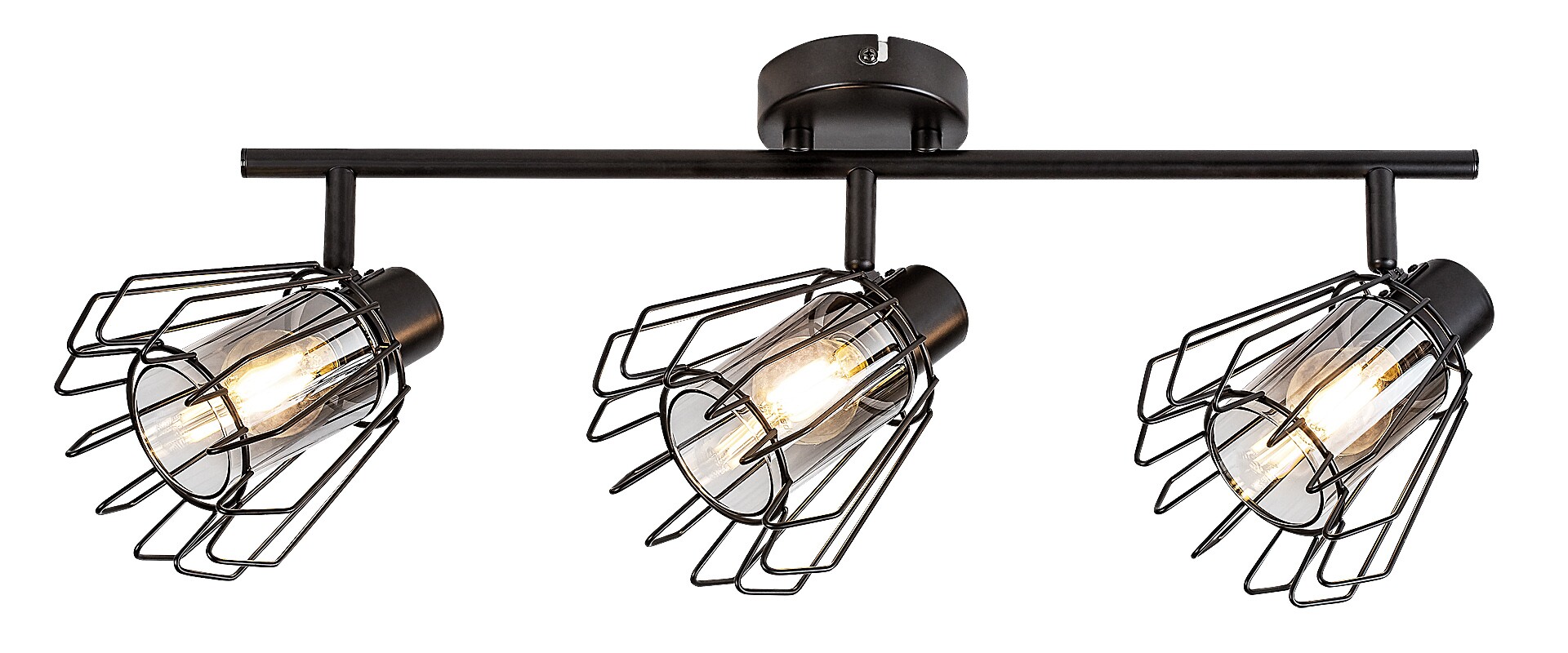 Bodové svítidlo Emerencia černá E14 3×40W RABALUX 73069