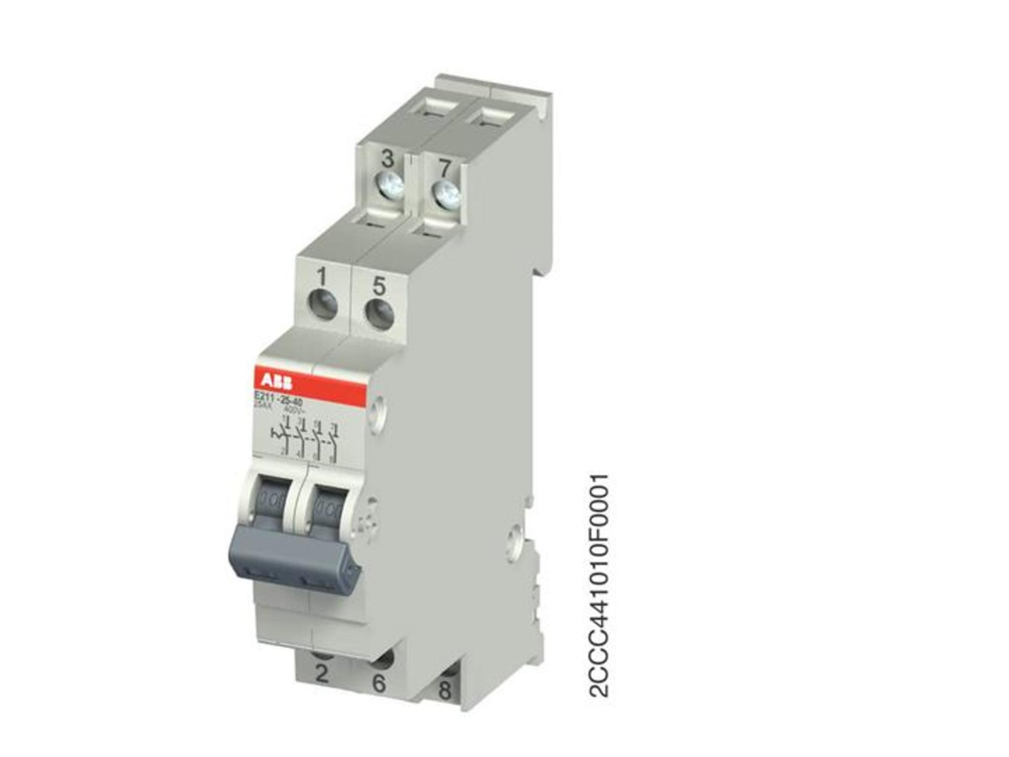 ABB 2CCA703016R0001 E211-25-40, přepínač 25A/4NO
