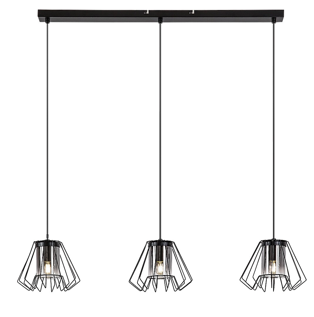 Závěsné svítidlo Emerencia černá E27 3×40W RABALUX 72371