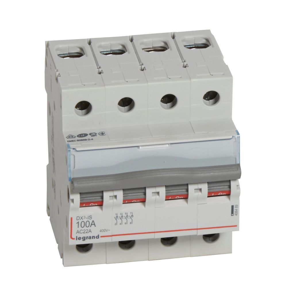 LEG 406489 DX3 VYPÍNAČ 4P 100A 400V