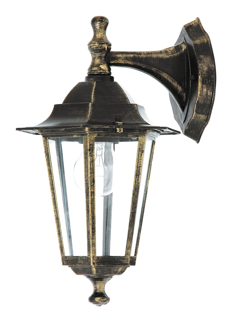 Venkovní nástěnné svítidlo Velence antická zlatá E27 1×60W RABALUX 8232
